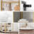 Semi-circular Corner Coat Rack Stand Hall Tree With 6 Hooks