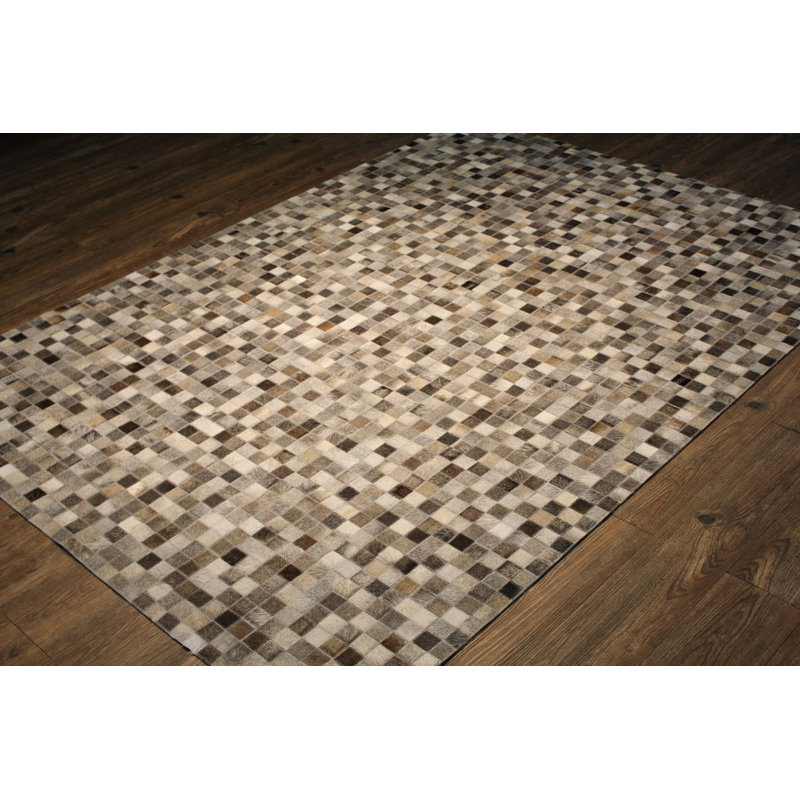 Performance Cowhide Indoor Rug, Rectangle 8' x 11'