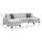 Ranger Gray Chaise Sectional