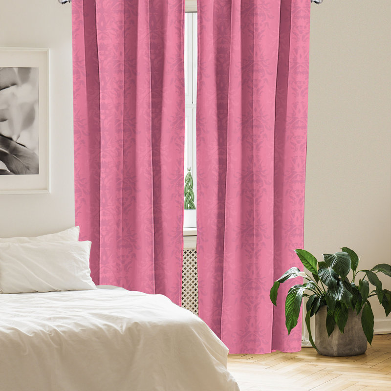 Rideaux 4 panneaux East Urban Home, L 56 po x L 84 po