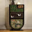 Armoire d'appoint moderne en bois massif