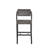 Cardone Wood Finish Chair - Black Wash Finish Frame, Charcoal Vegan Leather-1908467717