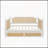 Traditional Style Rattan Twin Size Daybed with 2 Drawers, No Box Spring Needed-900569815