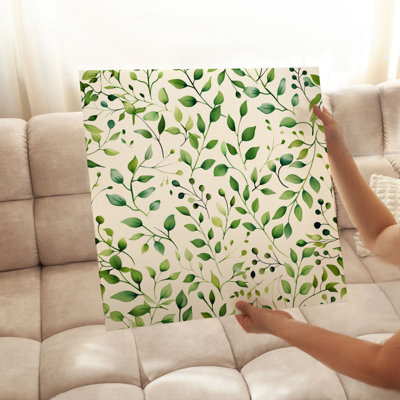 Botanical Green Botanical Plants IX Cottage Unframed Art Print