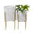 Janeanne Metal Pot Planter