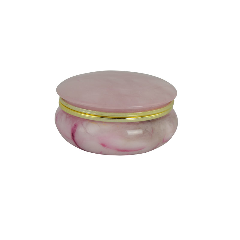Marble Jewelry Box, Pink