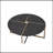 Black & Champagne Finish Coffee Table