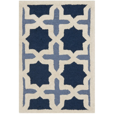 Igna Hand Tufted Wool Geometric Rug