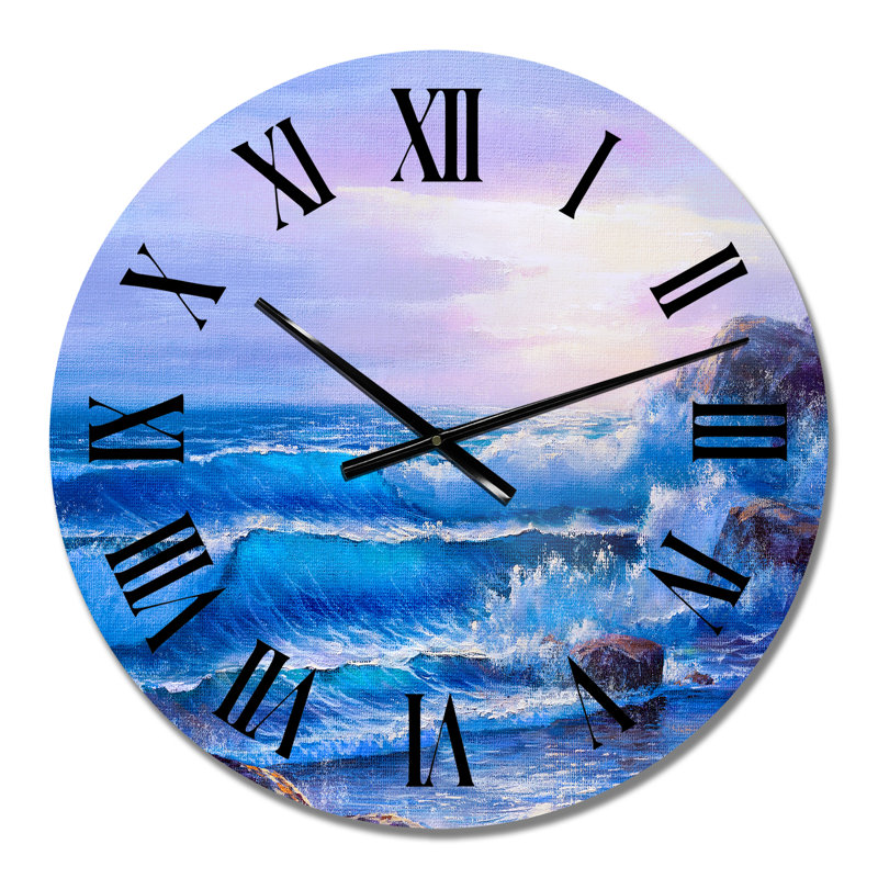 Horloge murale nautique et côtière, Moyen