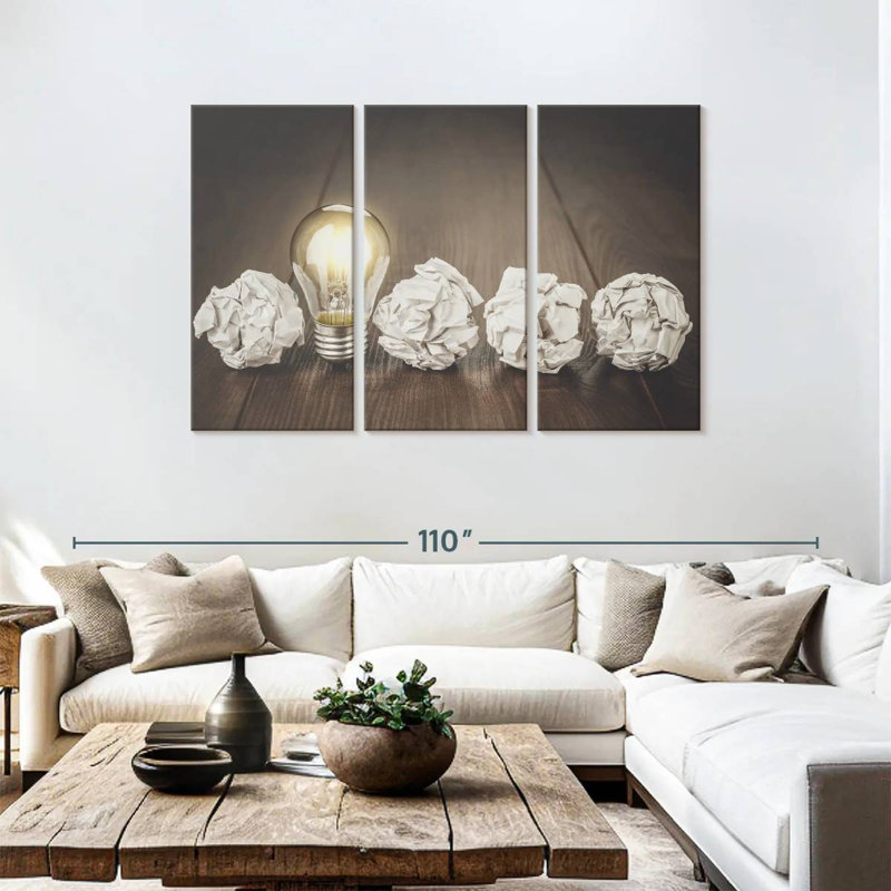 Alcaraz Bright Idea, 48" H x 74" W