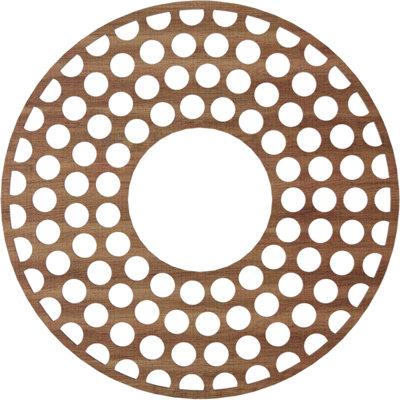 Médaillon de plafond 22 "x 22" x 8 "ID x T 1/4" Fink