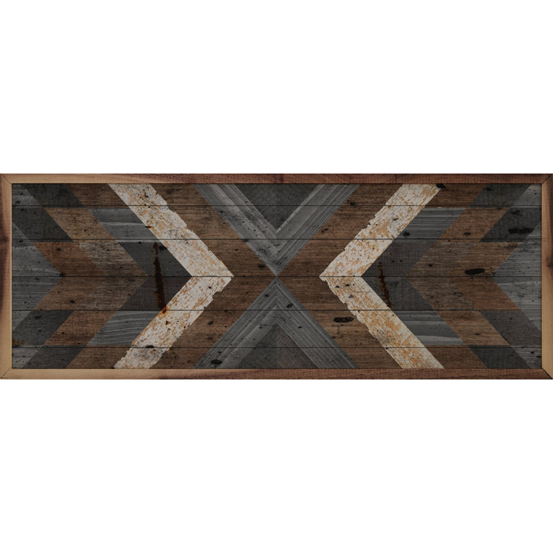 Pattern Rustic Gray Wood, 16" H x 48" W