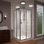Cabine de douche à cadre coulissante 36 po x l 36 po x H 3/4 po DreamLine Cornerview
