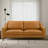 Weddel 75.6" Genuine Leather Square Arm 3-Seater Sofa-886771070