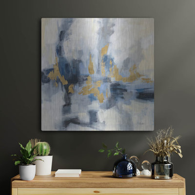  'Midnight Embrace' by Silvia Vassileva Metal Wall Art, 24" x 24"