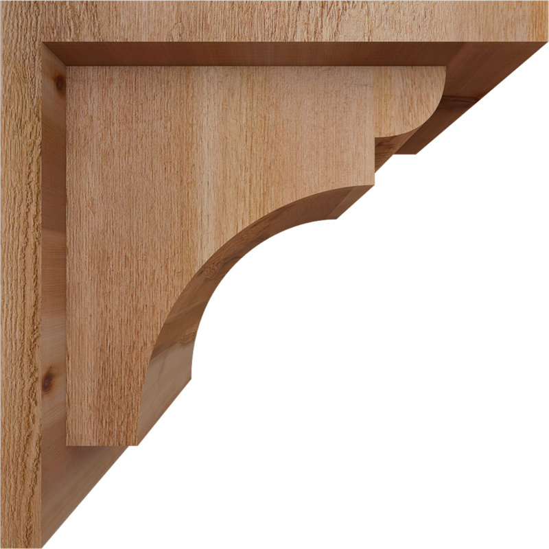 Yorkshire Yorktown avec plaque arrière, H 10 po x l 8 po x P 10 po, Cèdre rouge, Sciage brut