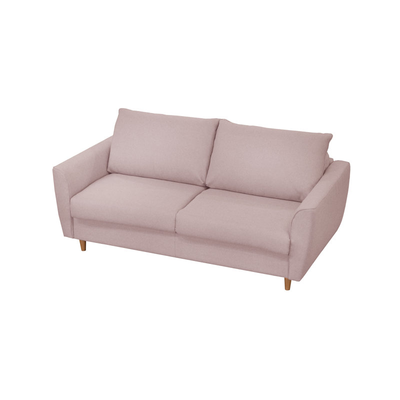 Mattlyn Sofa Bed with Mattress, Powder Pink