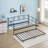 Twin Rectangular Twin Metal Daybed With Trundle, Sofa Bed Frame With 6 Casters And Steel Slat Support-783239568