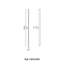 Fly Ap Aluminum LED Flush Mounted Sconce-252463608