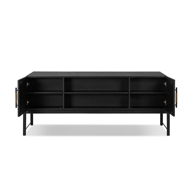 Rosedale Solid Wood Executive Desk, Ebony Oak