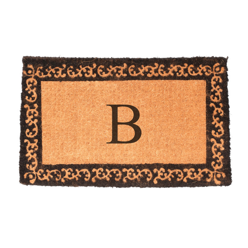 Tapis d'extérieur Balmer, Rectangle 2 pi 6 po x 4 pi, B
