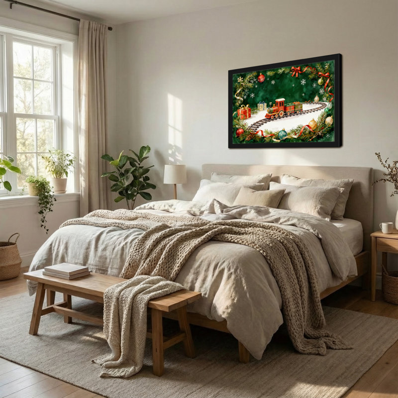 Art décoratif de Noël, H 16 po x l 24 po