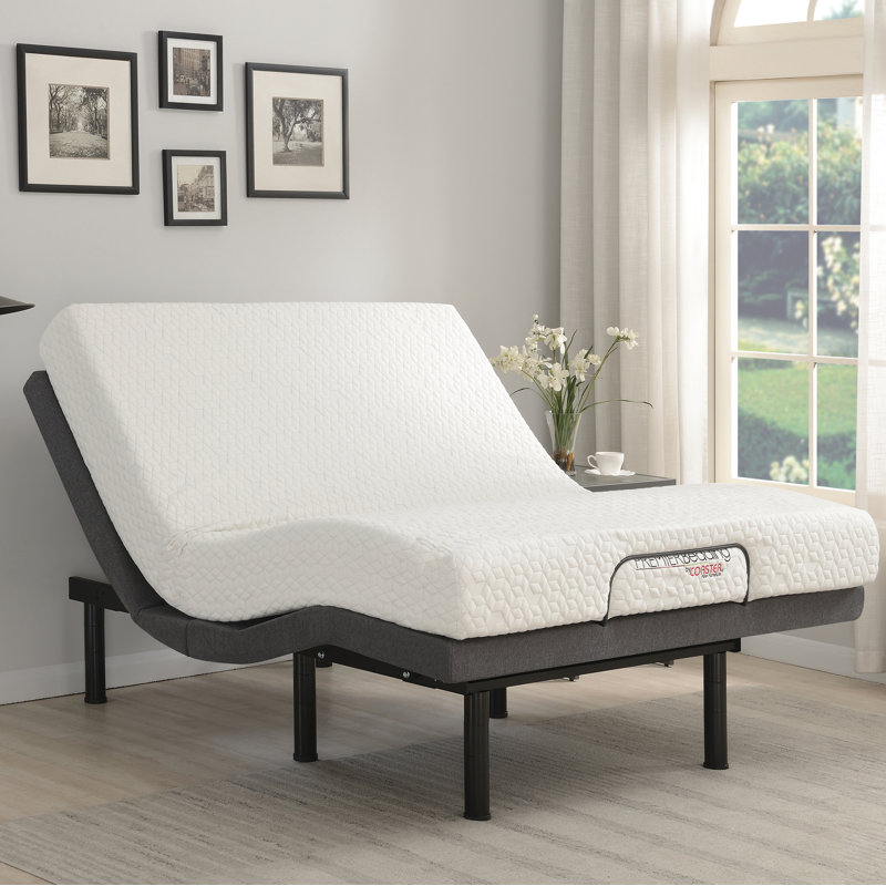 Darwen Massaging Zero Gravity Adjustable Bed with Wireless Remote, King
