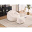 Fauteuil à billes en chenille avec repose-pieds-908146343
