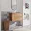 Meuble-lavabo mural 30 po, tiroir à fermeture en douceur-111541359