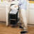 Simplehuman 30 L/ 8 Gallon Under Counter Kitchen Cabinet Pull-Out Trash Can, Heavy-Duty Steel Frame