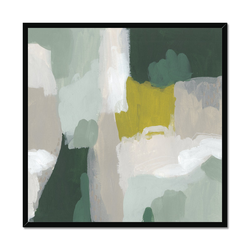 Tundra Summer III, Black Framed Paper Print, 34cm H x 34cm W