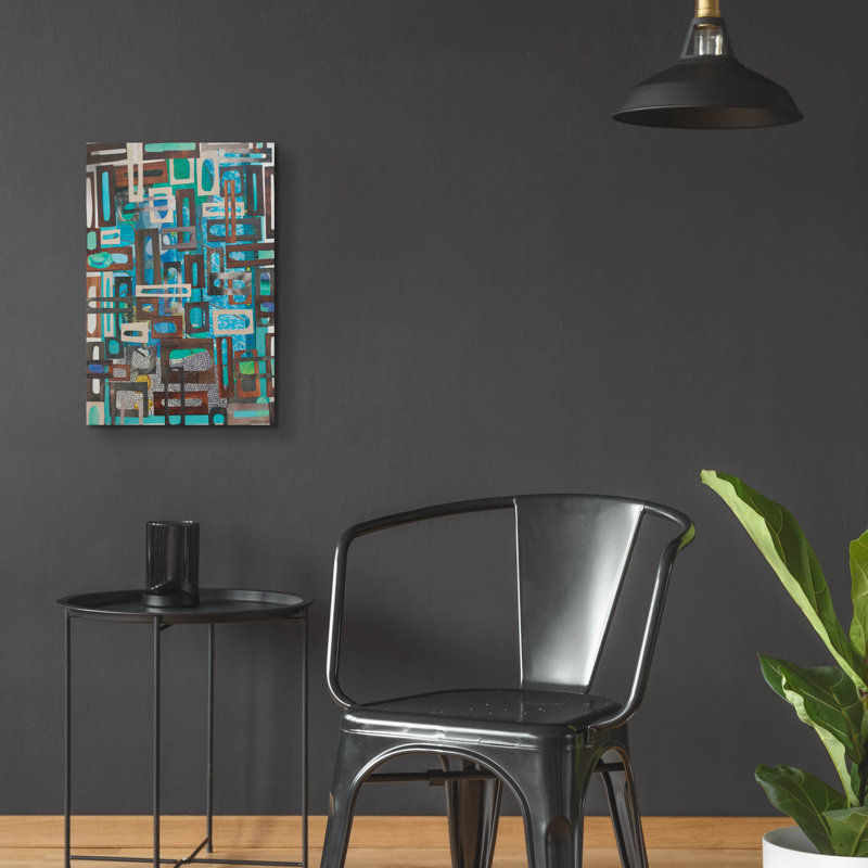  «Pompe2 Baths 4» par Coco Good, art mural en verre acrylique, H 24 po x l 16 po x P 0,2 po