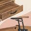 Table basse à plateau relevable de 39,4 po avec rangement caché et tiroirs-1396014881