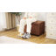 Repose-pieds 24 po en similicuir avec rangement-469151847