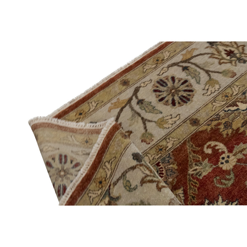 Wool Floral Area Rug