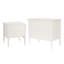  Tables de bout traditionnelles Oxford avec tiroirs et commode assortie, antique-217245468