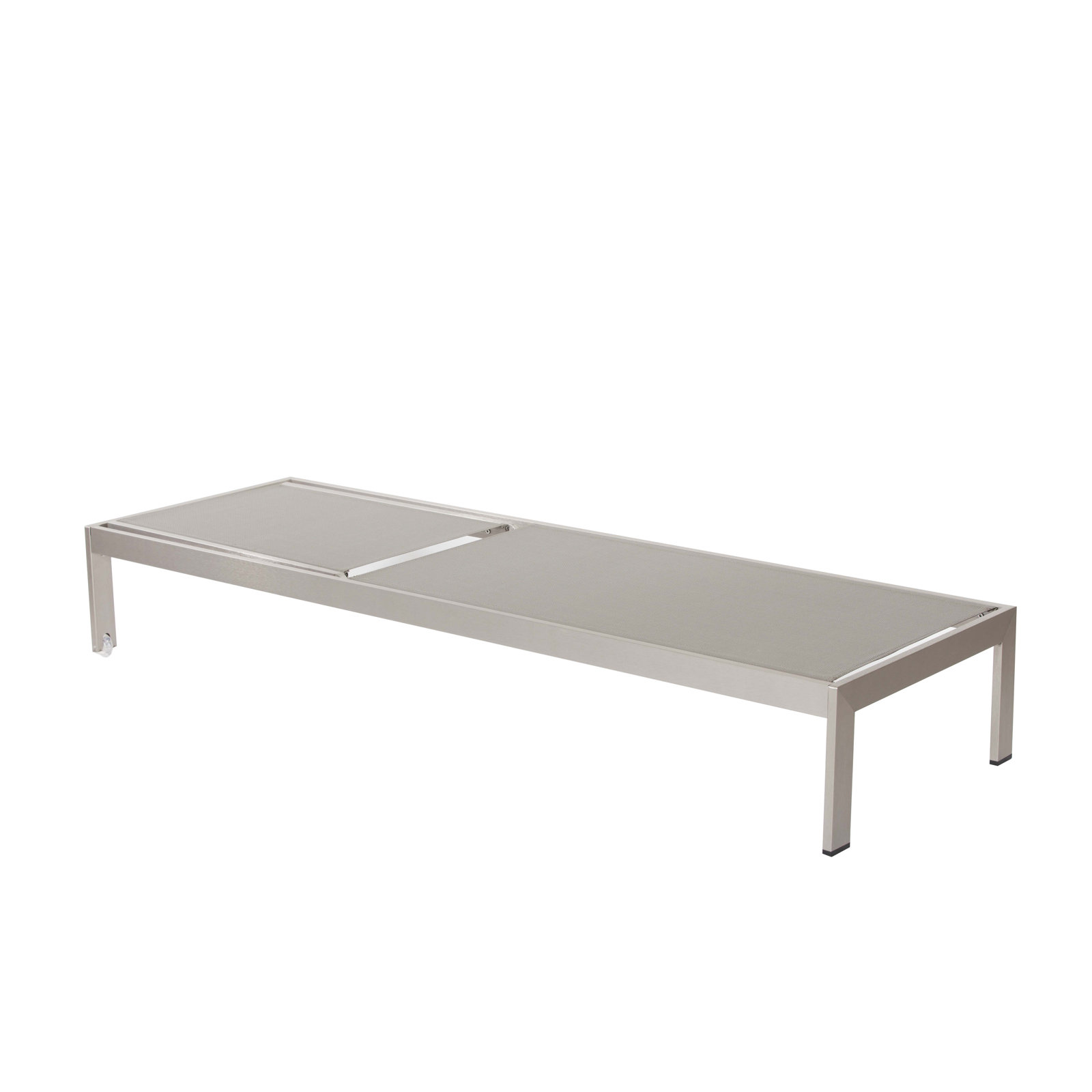 Harleen Outdoor Aluminum Chaise Lounge Set with Table