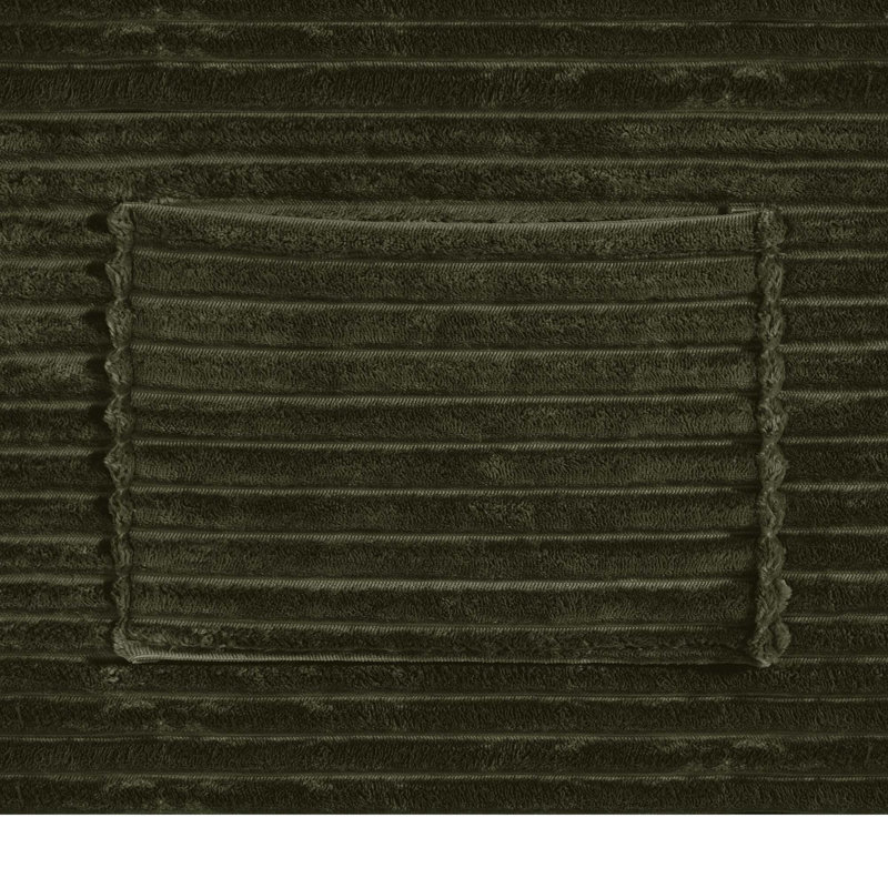 Canapé modulaire Cloud sans assemblage requis, Green Fabric, H 26 po x l 134 po x P 66,1 po
