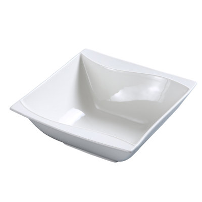 Yanco SW-504 Sea Wave Dessert Bowl, 5 Oz Capacity, 4" Width, 4" Length, Bone China, Bone White Colour, Pack Of 36