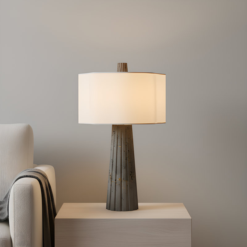 Lampe de table 1 lumière noire mat Gio