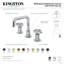 Robinet de salle de bain espacé Kingston-75065492