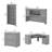 Huckins 5 Piece Computer Desk Office Set-20954816