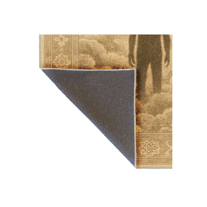 Tapis beige tissé Mosso, 3'3" x 4'11"