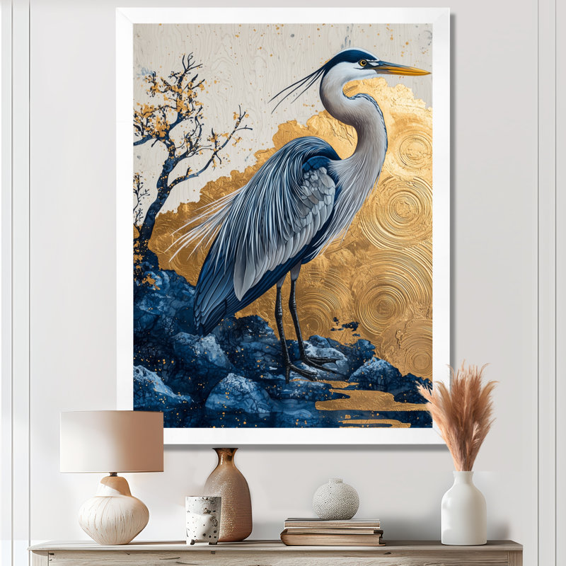 Augustyn - Reproduction d'art mural animaux, H 20 po x l 12 po, Reproduction encadrée d'une seule photo, Blanc