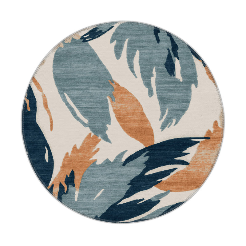 Watercolor Gray Indoor and Outdoor Area Rug, Rectangle 8' x 10'