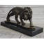 Sculpture lion de la faune
