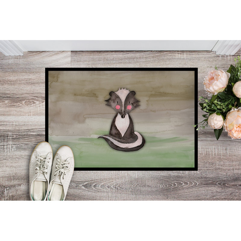 Non-Slip Outdoor Doormat, 0.25" H x 27" W x 18" D