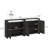 35 Inch Sideboard Buffet Cabinet with Storage, Set of 2, Ebony