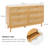 6 Drawer Rattan Dresser For Bedroom, Boho Double Dresser With Wooden Handles For Living Room