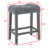 59 Inch Bar Table, Dining Table, Sofa Table With Power Outlet, 3 Upholstered Stools, 4 Piece Bar Table And Chair Set-629672268-629672256